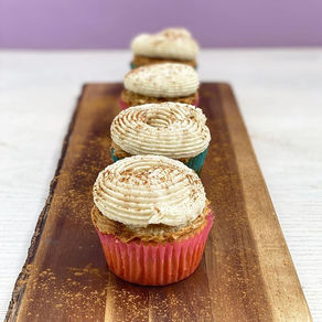 Peanut Butter Cupcakes with Banana Buttercream