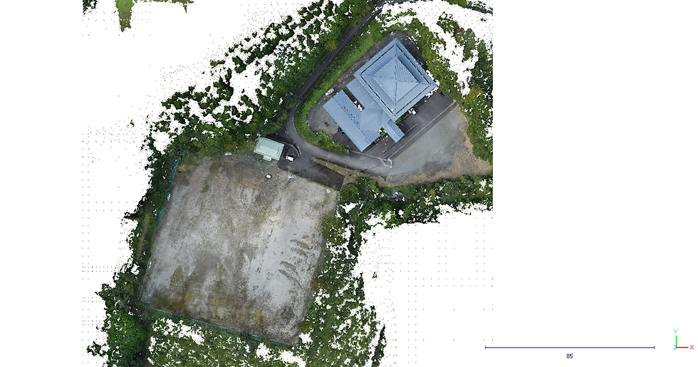 写真(SfM)とレーザー(LiDAR)で取得した点群データをテストデータから比較してみます