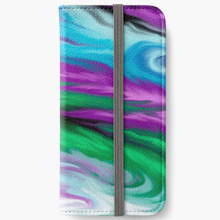 Fluorite Storm Phone Wallet