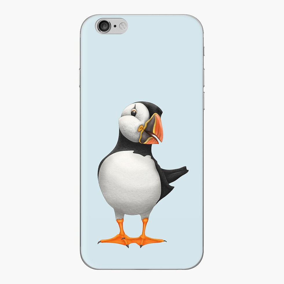 Northern Atlantic Puffin Phone Case