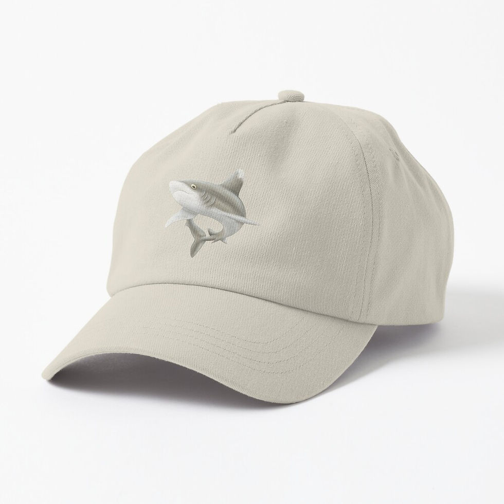 Whitetip Shark Hat
