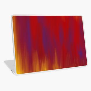 Painted Fire Laptop Skin