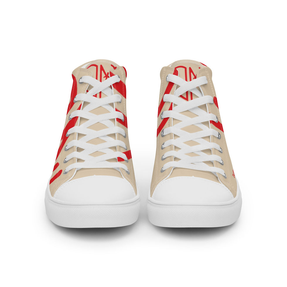 Thumbnail: Duesigner Women’s high top canvas shoes