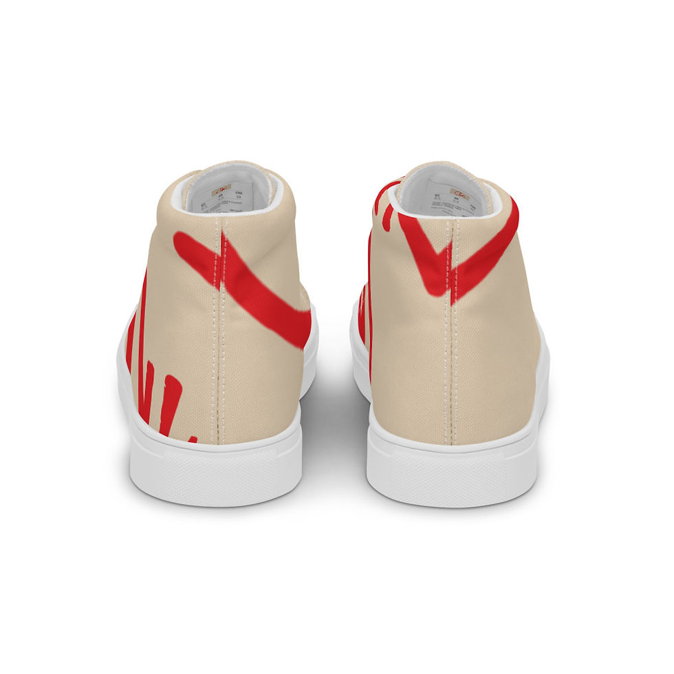 縮圖：Duesigner Women’s high top canvas shoes