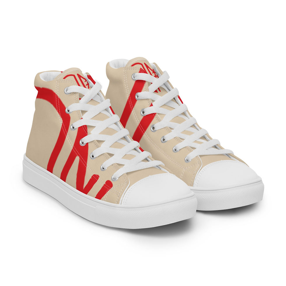 Thumbnail: Duesigner Women’s high top canvas shoes