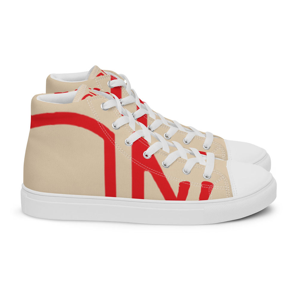 縮圖：Duesigner Women’s high top canvas shoes