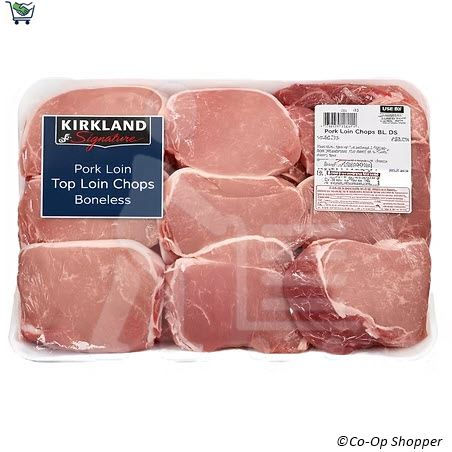 Kirkland Signature Pork Loin Top Loin Chops Boneless