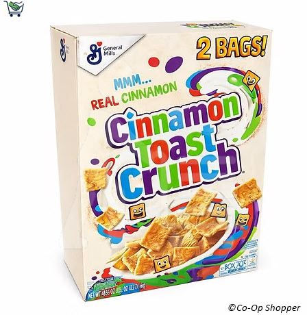 General Mills Cinnamon Toast Crunch, 49.5 oz
