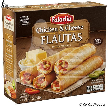 Frozen Chicken & Cheese Flautas grocery product