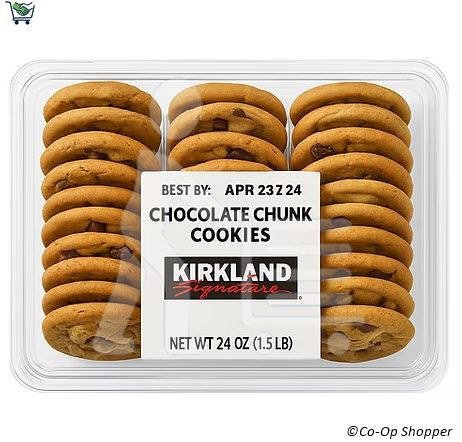 Kirkland Signature Gourmet Chocolate Chunk Cookies, 24 ct