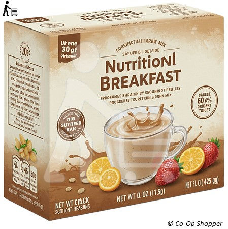 Nutritional Breakfast Drink Mix grocery product