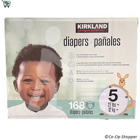 Kirkland Signature Diaper Size 5, 168-count