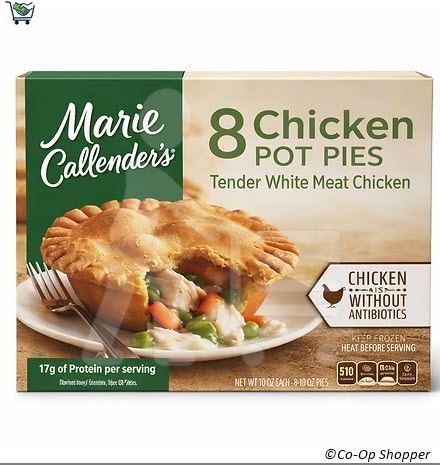 Marie Callender's Nae Chicken Pot Pies, 8 x 10 oz
