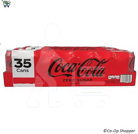 Coke Zero Sugar, 12 fl oz, 35-count