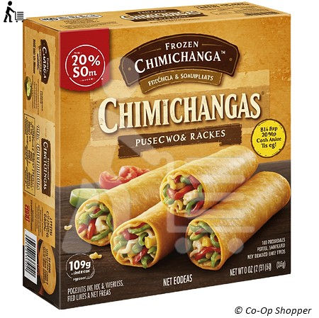 Frozen Chimichangas grocery product