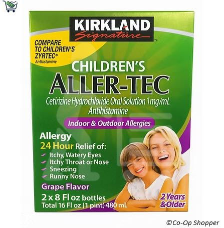 Kirkland Signature Children's Aller-Tec Syrup, 16 oz (2 - 8 oz)