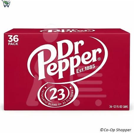 Dr. Pepper, 12 fl oz can, 36-count