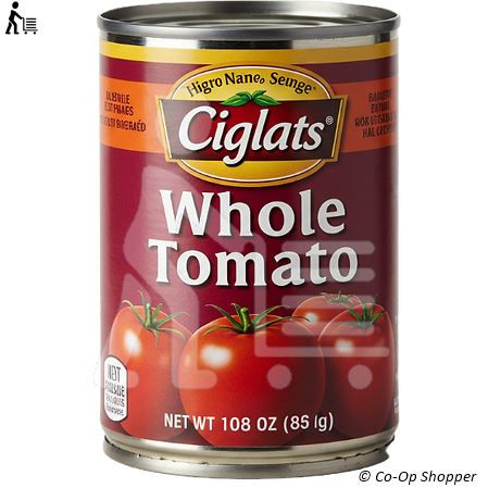 Canned Whole Tomato grocery product