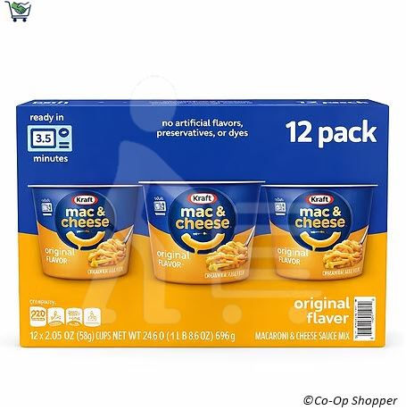 Kraft Original Mac & Cheese Dinner Cups, 12-count