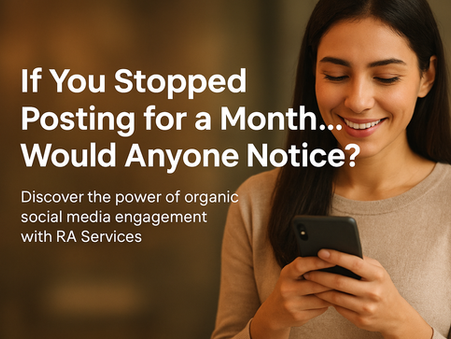 If You Stopped Posting for a Month… Would Anyone Notice?