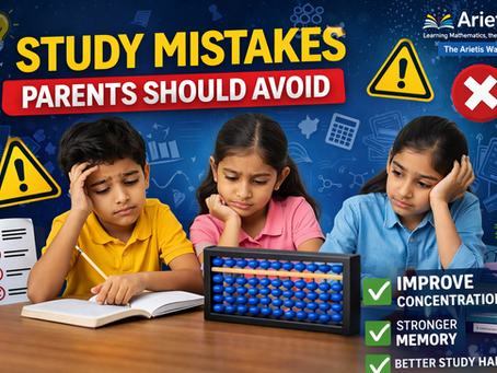 Study Mistakes Parents Should Avoid