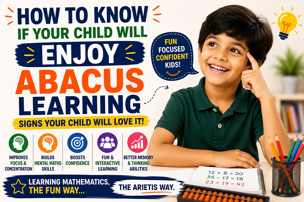 How to Know If Your Child Will Enjoy Abacus Learning