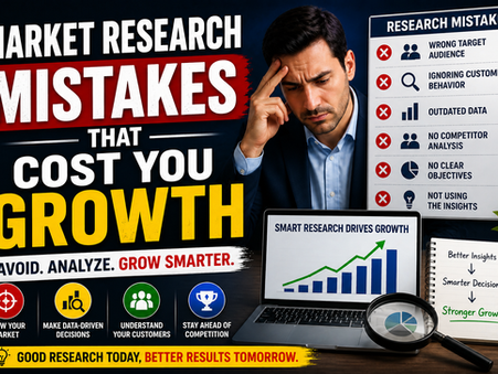 Market Research Mistakes That Cost You Growth