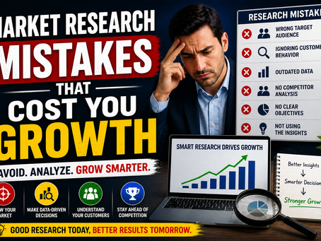 Market Research Mistakes That Cost You Growth