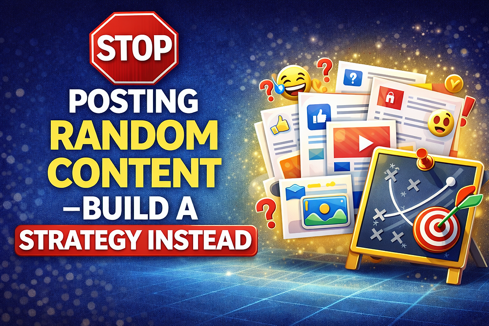 Stop Posting Random Content, Build a Strategy Instead