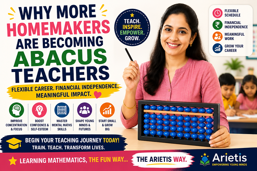 Why More Homemakers Are Becoming Abacus Teachers