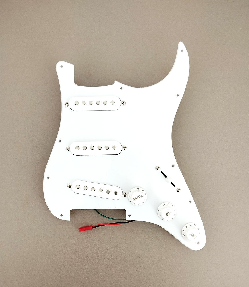 Thumbnail: E200MDIY Mahogany Body Electric Guitar DIY Kit, No-Soldering, SSS