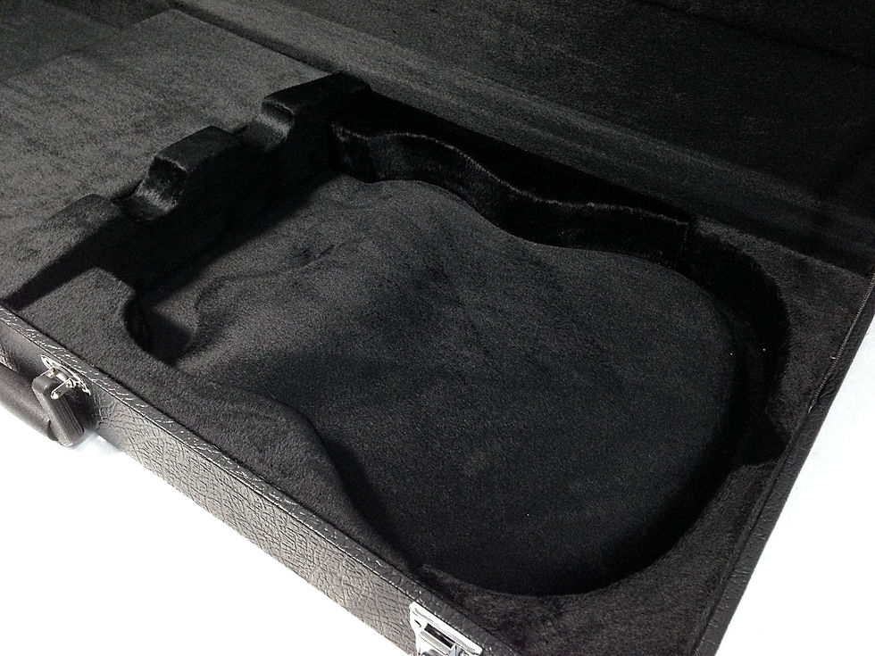 Thumbnail: Haze HSBD1910C Rectangle Double Neck Electric Guitar Hard Case, Lockable, Black