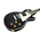 Thumbnail: Haze Single-Cut HH Maple Electric Guitar - Black SEG277BK