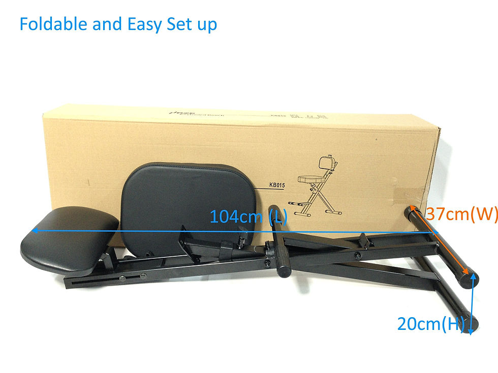 Thumbnail: Haze KB015 Foldable Guitarist Stool w/Footrest and Backrest