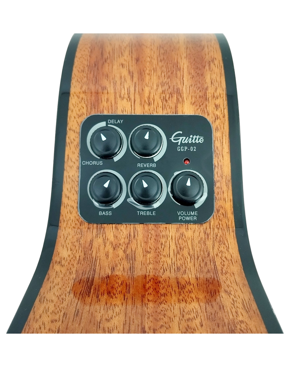 Thumbnail: Caraya D36SAC All Mahogany Traveller Guitar