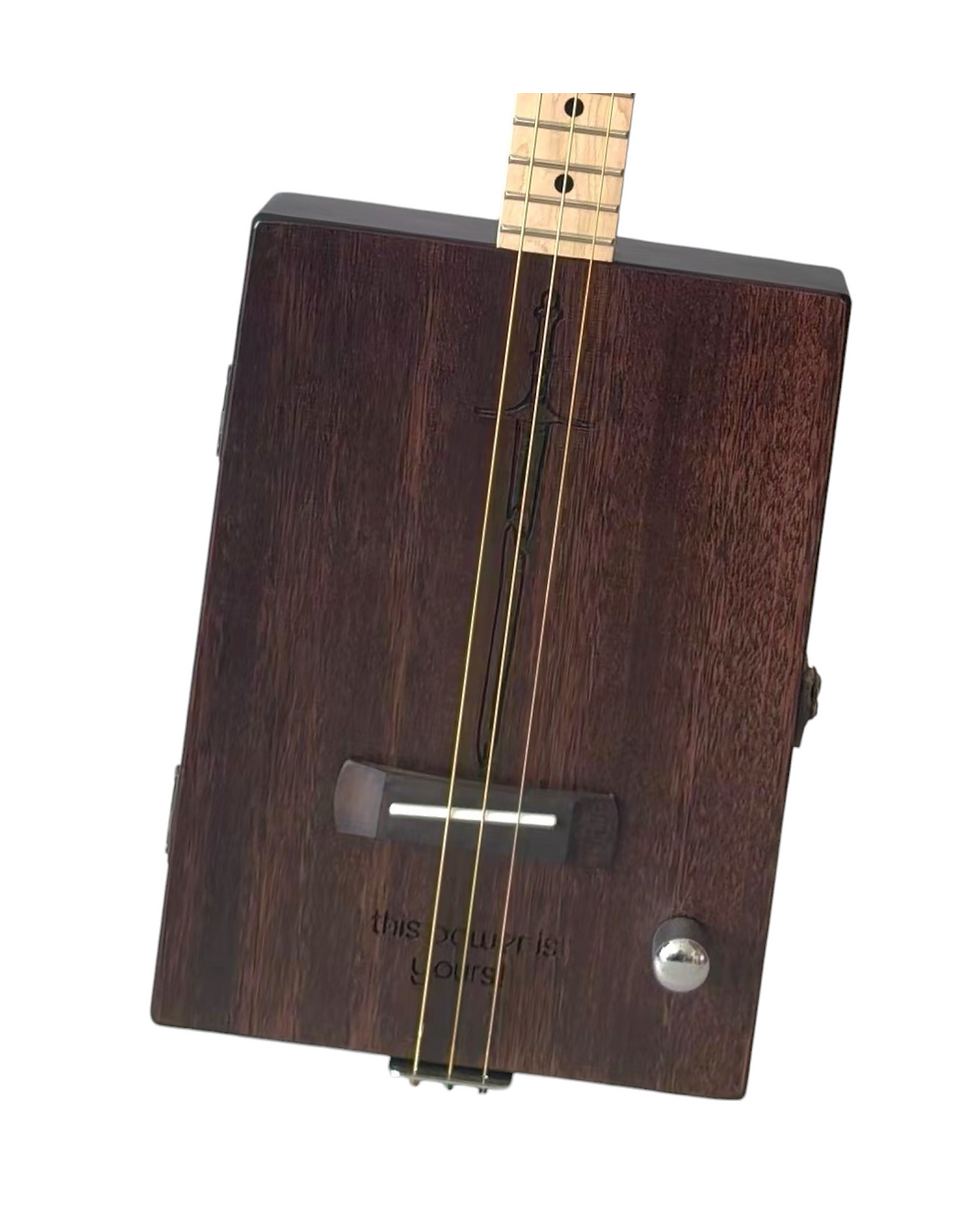 Thumbnail: Haze Mahogany Cigar Box Guitar -Brown- HX52 DIY kits