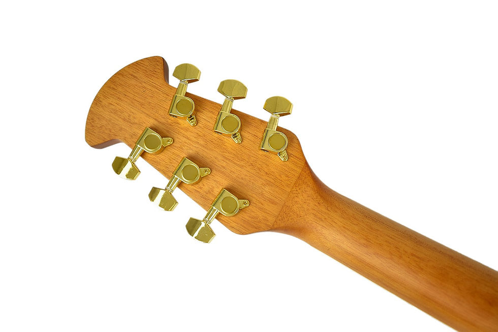 Thumbnail: Caraya SP723CEQBS Roundback Built-In Pickups Fibre Glass Back Acoustic Guitar -