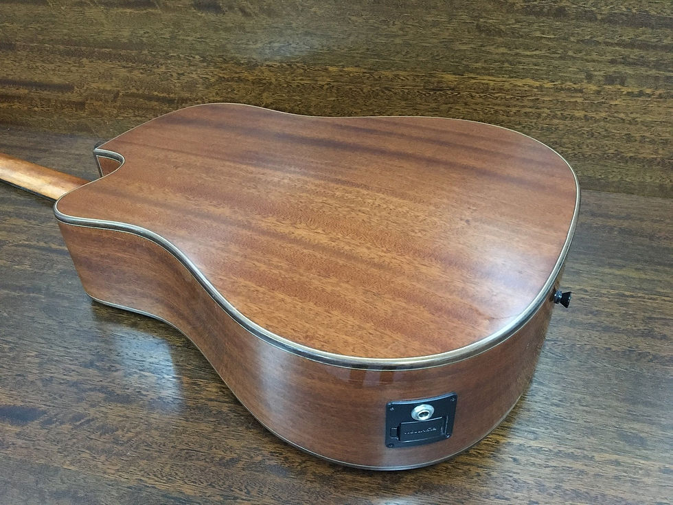 Thumbnail: TKA TKA220CEQNT Solid Spruce Built-In Pickups/Tuner Acoustic Guitar - Natural