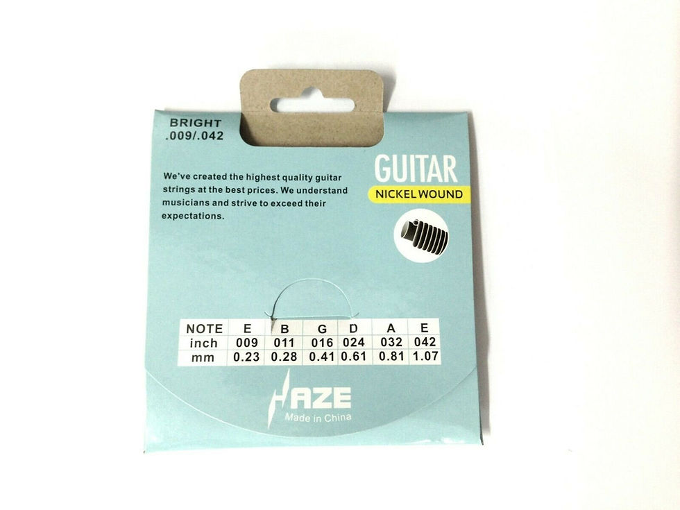 Thumbnail: Haze HSX9 Super Light Electric Guitar Steel String Set