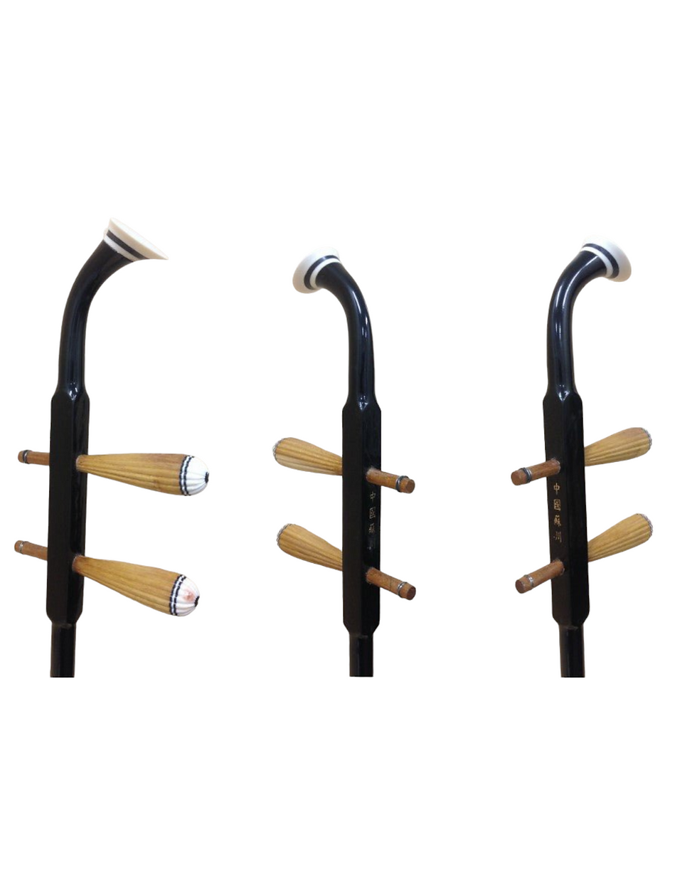 Thumbnail: L129 Chinese 2-stringed Fiddle,Erhu, Solid Timber Body,Neck + Foam Case, Extra S