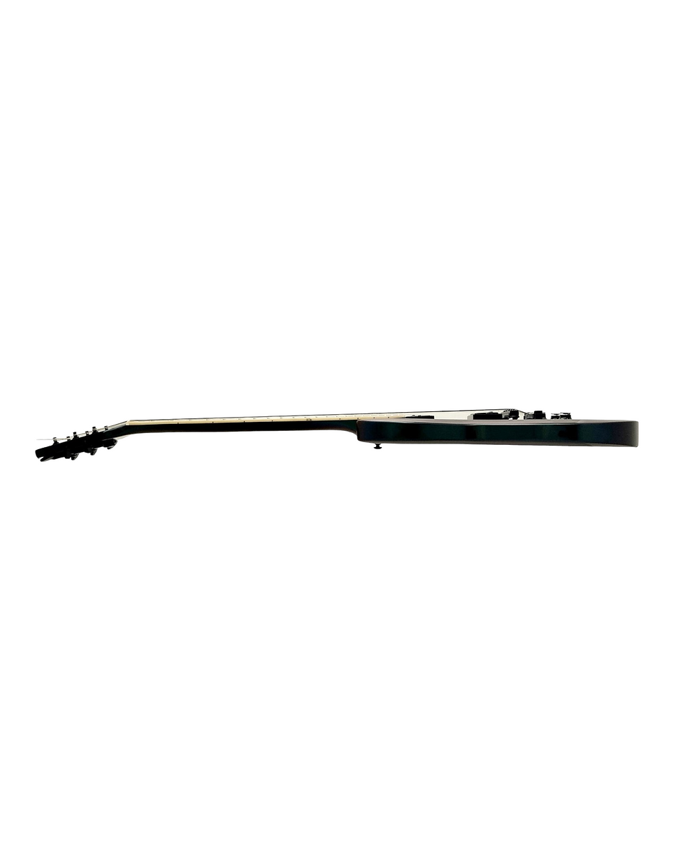 Thumbnail: Haze SEG275V Electric Guitar - Vintage H-H Double Cutaway, Chameleon Purple-Gree