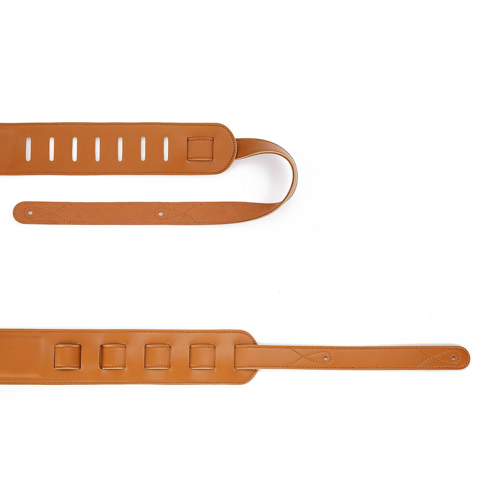 Thumbnail: Amumu Microfiber Leather Guitar Strap - ML01BN
