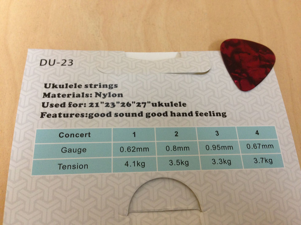 Thumbnail: Haze DU23 Ukulele Nylon String for + 1 Pick