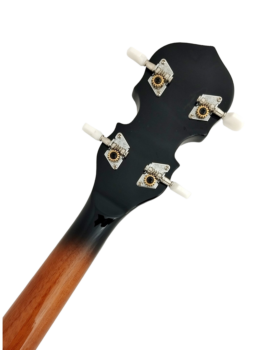 Thumbnail: Caraya 4-String Mahogany Body Resonator Tenor Banjo 19 fret - Natural BJ004EQ1