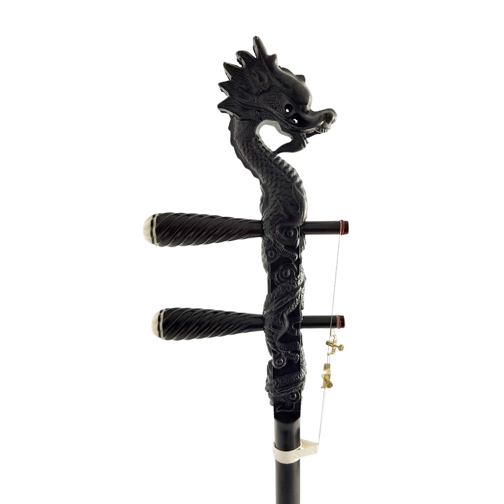 Thumbnail: RWD850 Black Rosewood Dragon Chinees Erhu with Hardcase