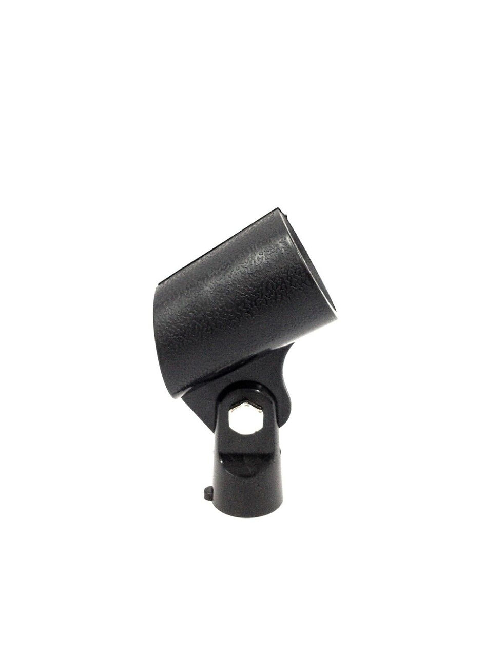 Thumbnail: Haze MS043 Hard Plastic Microphone Clip/Holder - Black, 5/8" Thread