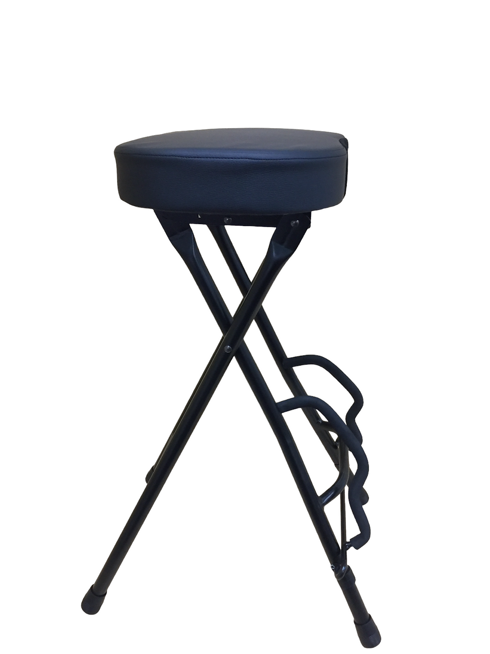 Thumbnail: Haze KB010 2-in-1 Foldable Guitarist Stool w/Guitar Holder Stand KB010