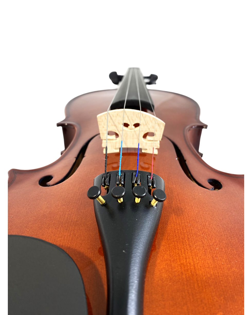 Thumbnail: Caraya MV001 4/4-1/16 size Violin outfit w/Extra strings, Foam Hard Case, Bow, R