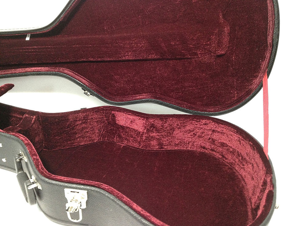 Thumbnail: HC020CA Durable Hard Case for Classical Guitar Lockable w/Key, Black