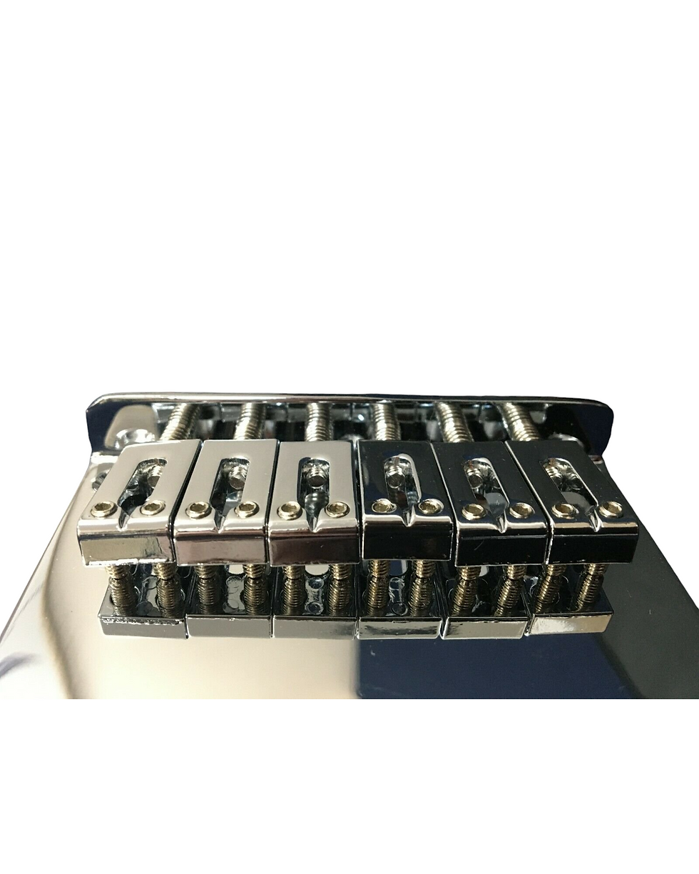 Thumbnail: YBTL03 Chrome Telecaster Electric Guitar Bridge, Thru, Body+Screws, Wrench